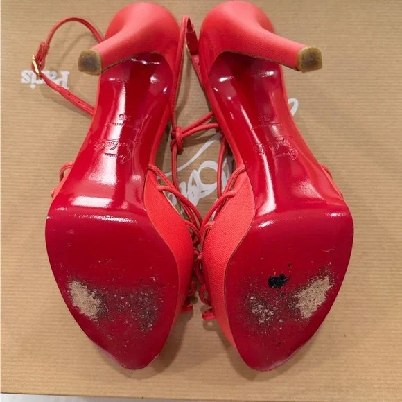 👠 Discolilou Sandal in Corail — Statement Heel! - Picture 8 of 13